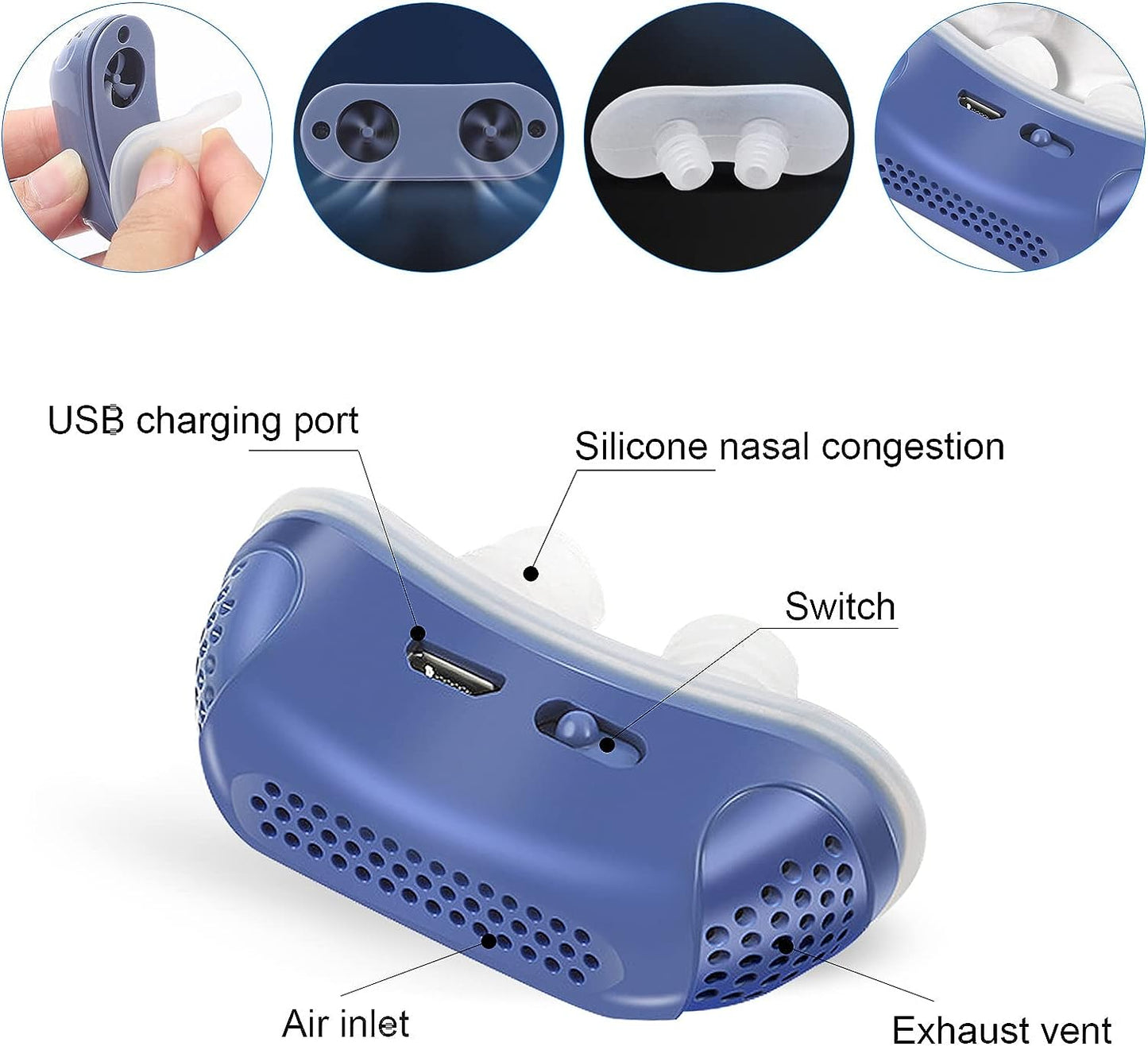 Frederick - Microbreath Mask Free CPAP Device For Quiet Sleep Tonight