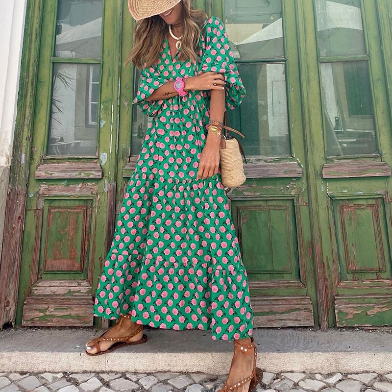 Abilene - Elegant Long Dress for Women with Luxurious Fabric