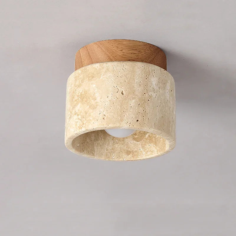 Warmora - Sara Japanese Ceiling Lamp Creme Color Minimalist Light