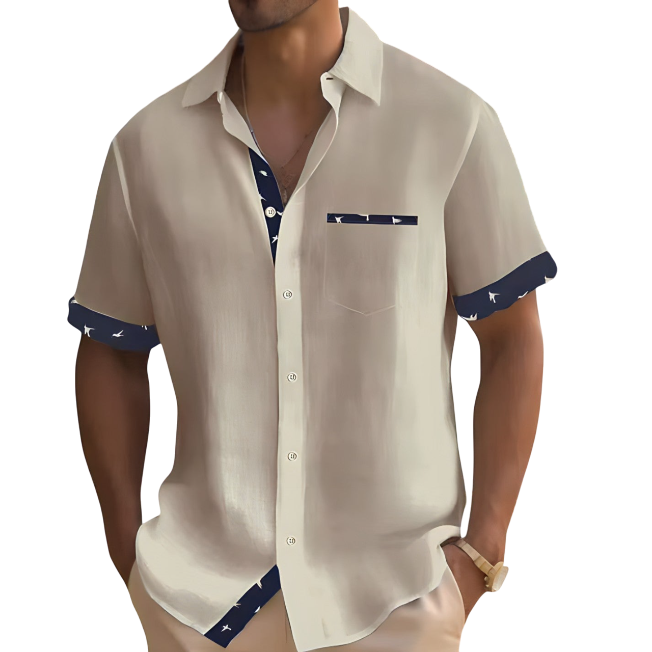 Rome - Stylish Men's Shirt for Comfortable Summer Wear