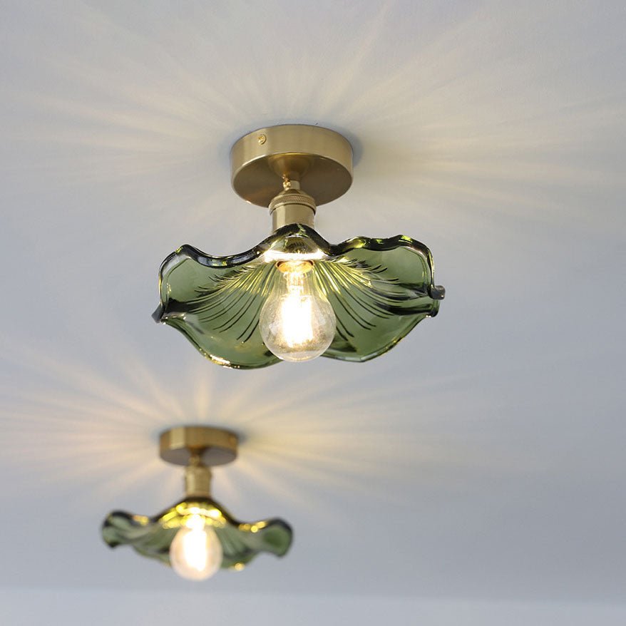 Bloomira - Hibiscus Glass Ceiling Light Elegant For Homes