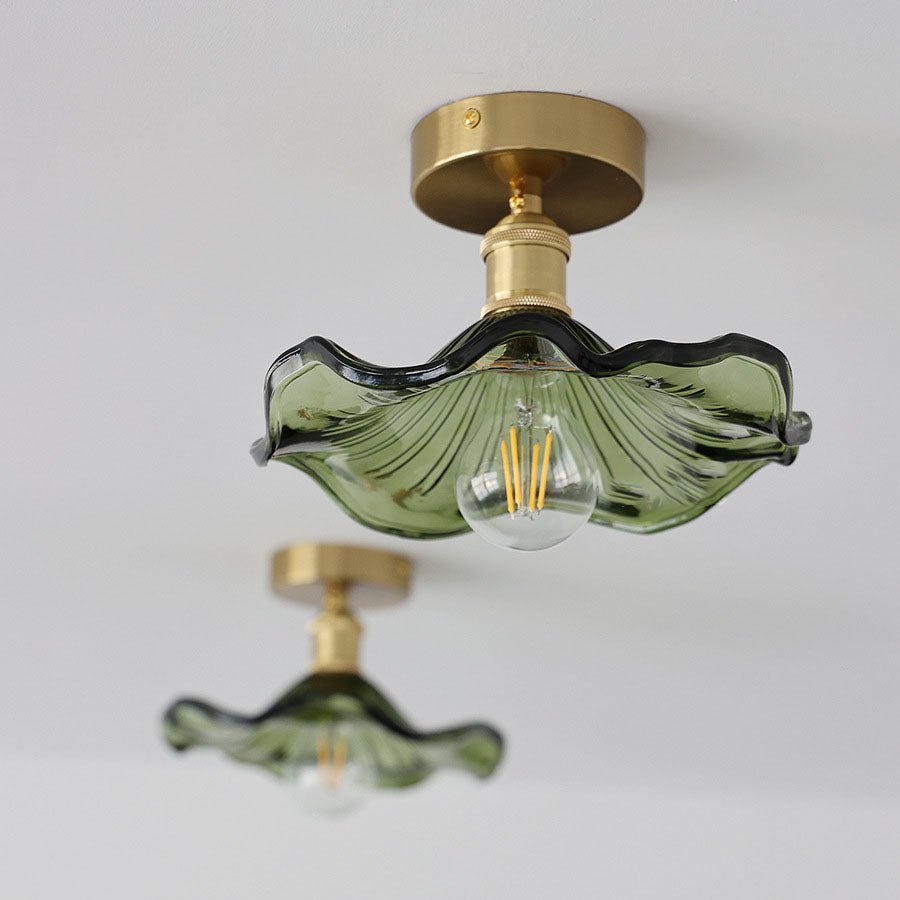 Bloomira - Hibiscus Glass Ceiling Light Elegant For Homes