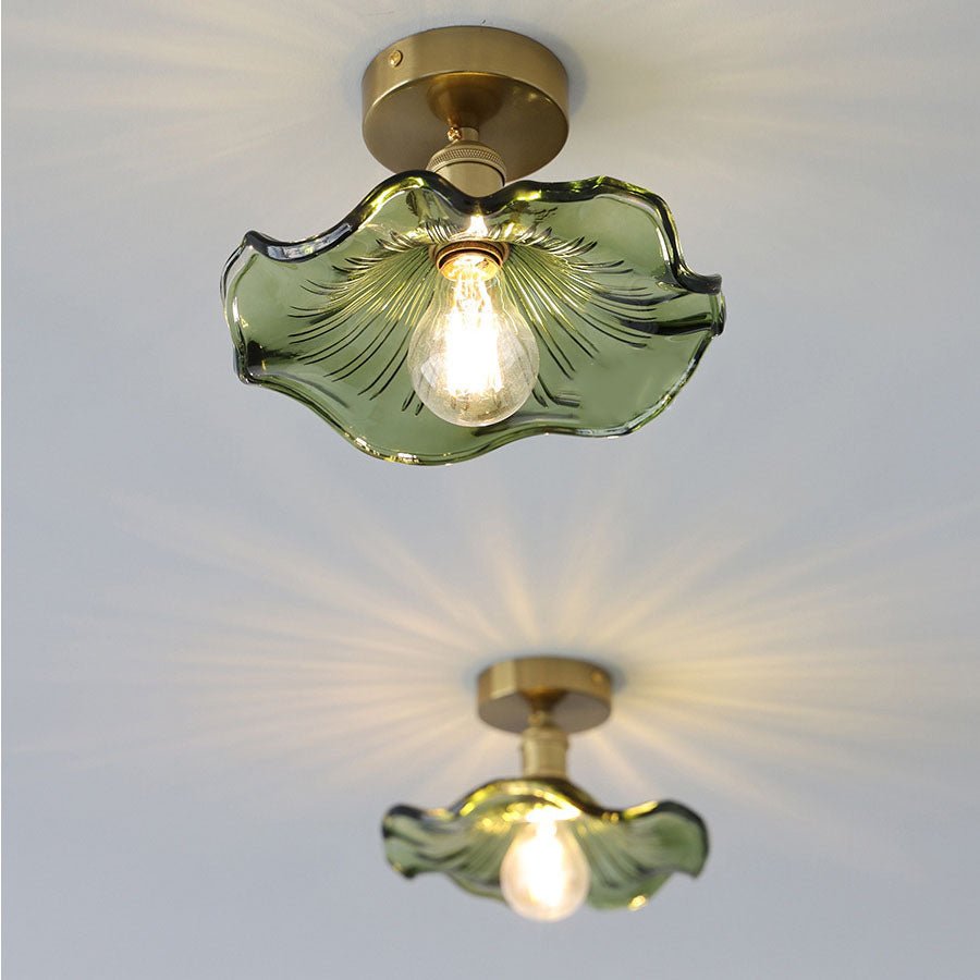 Bloomira - Hibiscus Glass Ceiling Light Elegant For Homes