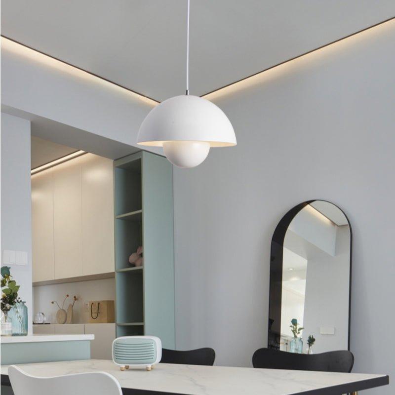 Craftora - Modern Planter Pendant Light In Scandinavian Metal