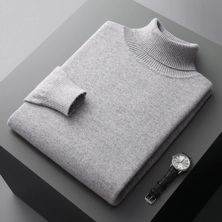 Finn - High-Quality Cashmere Turtleneck Sweater for Men