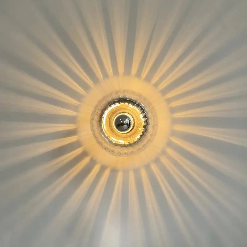 Orvanna - Nordic Bauhaus Glass Wall Lamp With Ambient Warm Glow