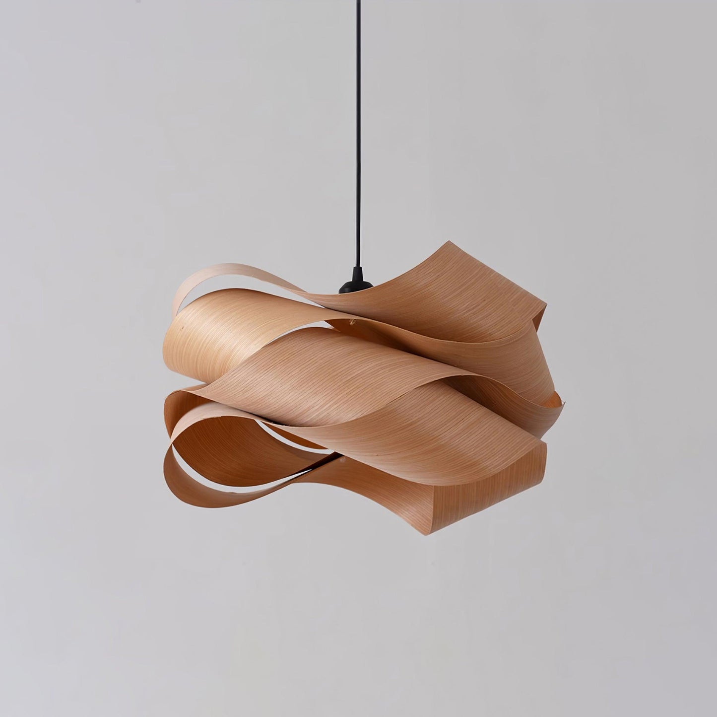Starvia - Natural Wood Pendant Lamp With LED Lighting For Modern Homes