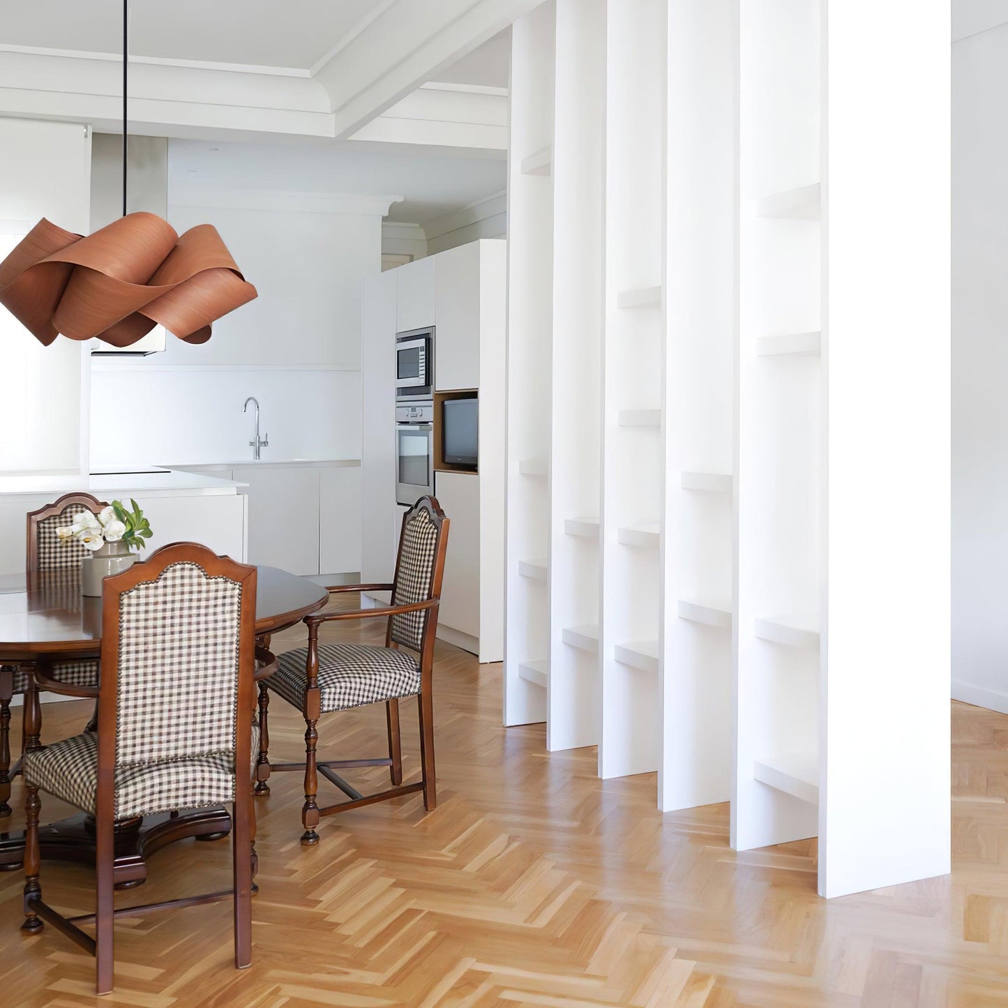 Starvia - Natural Wood Pendant Lamp With LED Lighting For Modern Homes