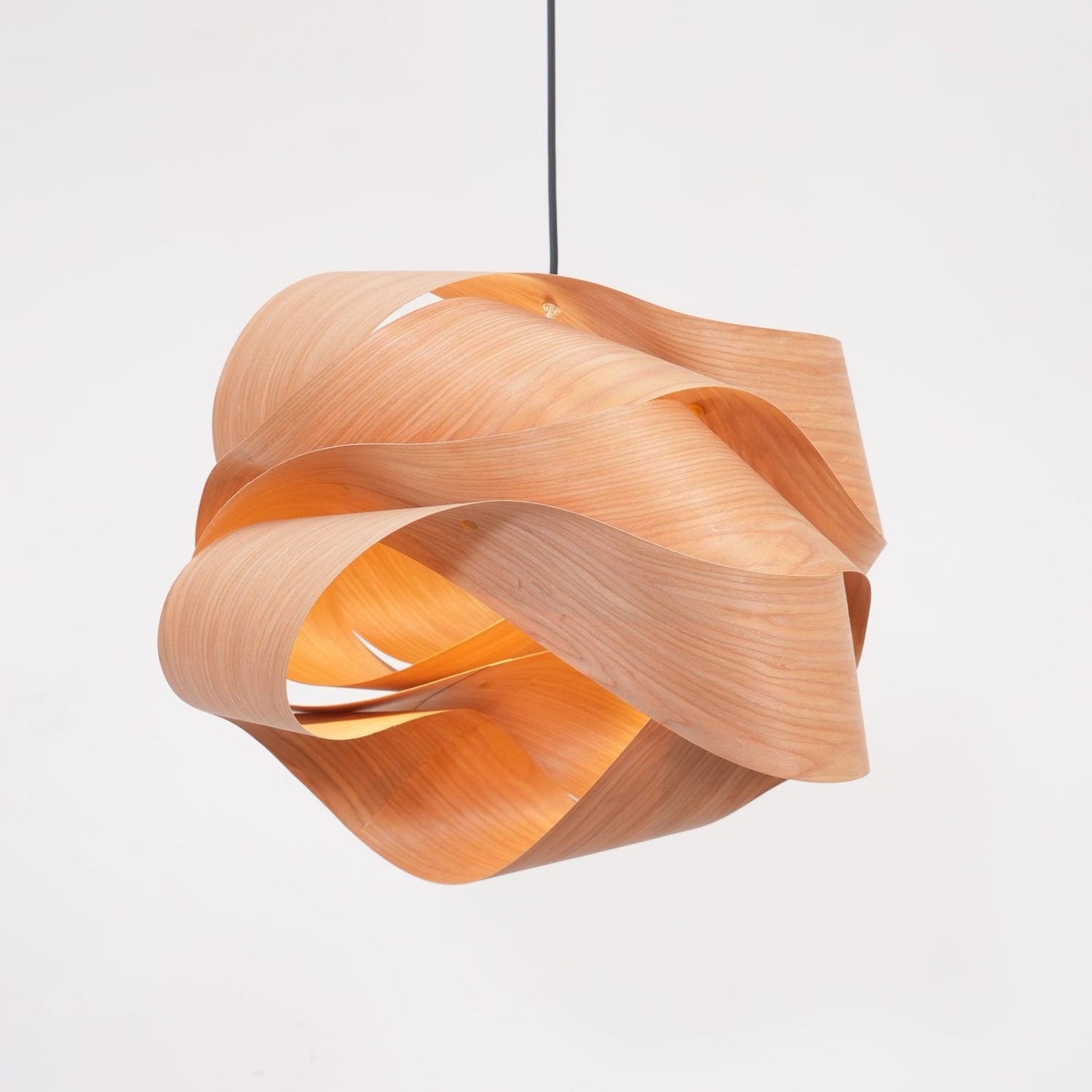 Starvia - Natural Wood Pendant Lamp With LED Lighting For Modern Homes