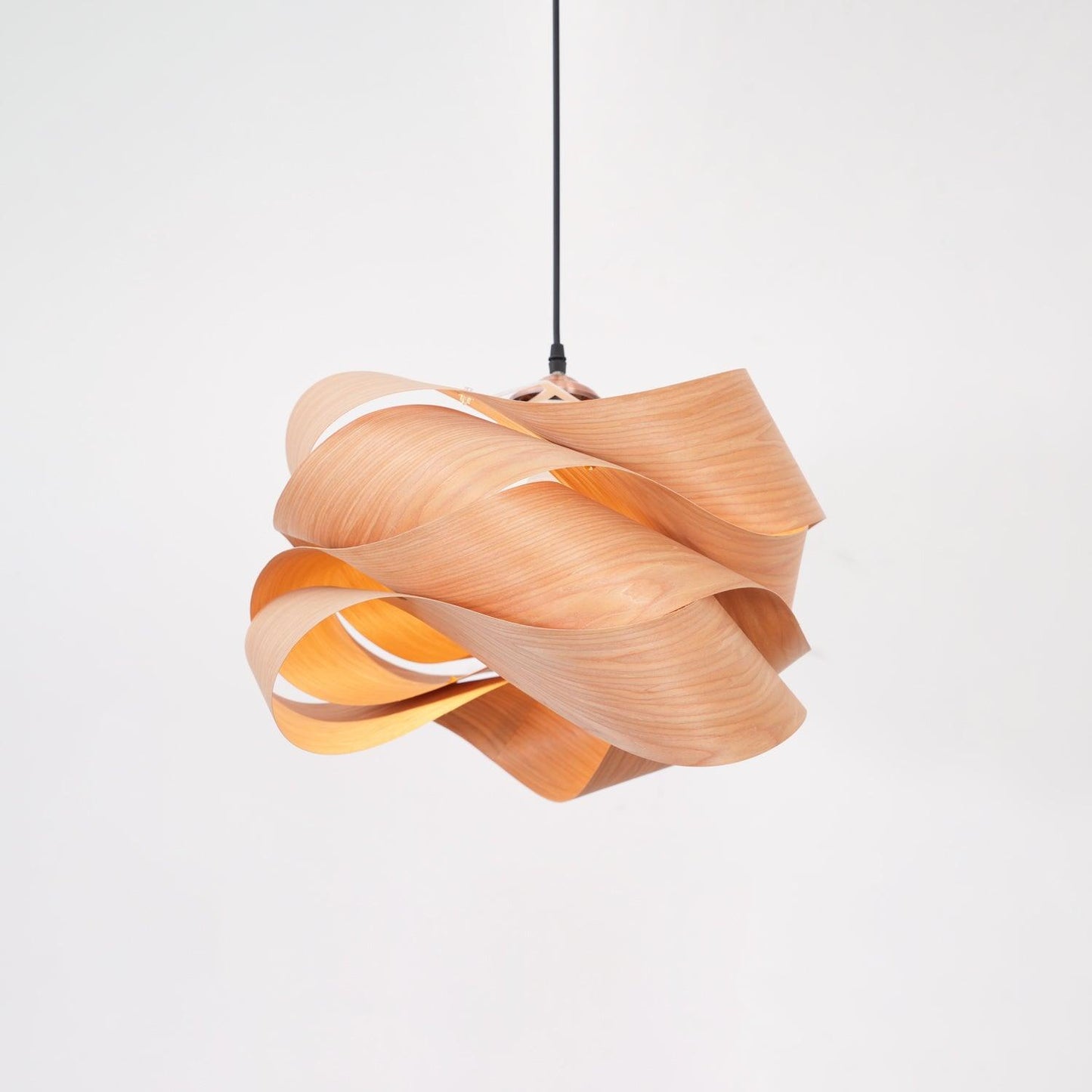 Starvia - Natural Wood Pendant Lamp With LED Lighting For Modern Homes