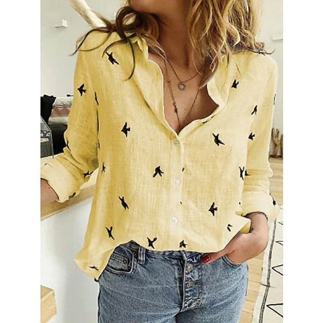 Sharon - Stylish Long-Sleeved Women's Shirt with Elegant Design