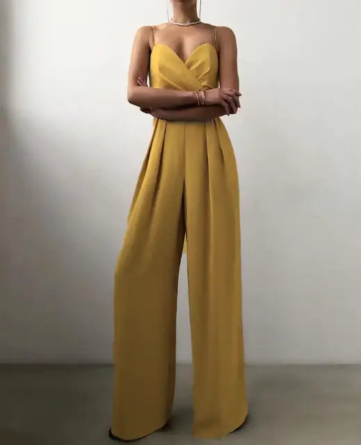 Audrina- Elegant Women's Sleeveless Jumpsuit with Flattering Design