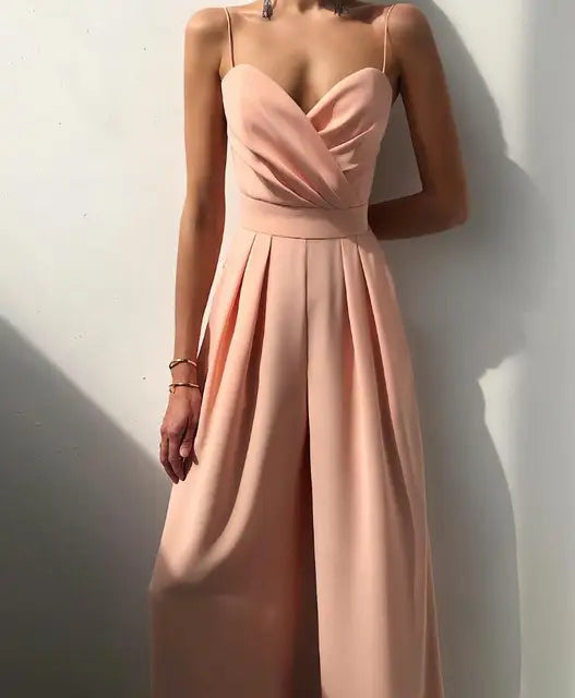 Audrina- Elegant Women's Sleeveless Jumpsuit with Flattering Design