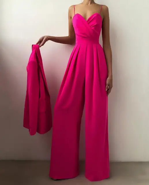 Audrina- Elegant Women's Sleeveless Jumpsuit with Flattering Design