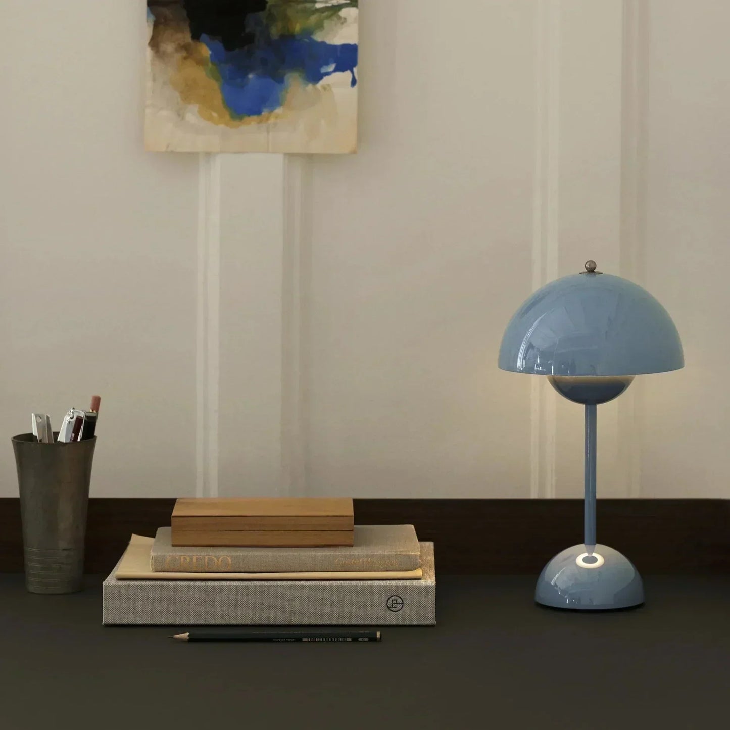 Velora - NordicGlow Modern Mushroom Table Lamp LED Elegant Design