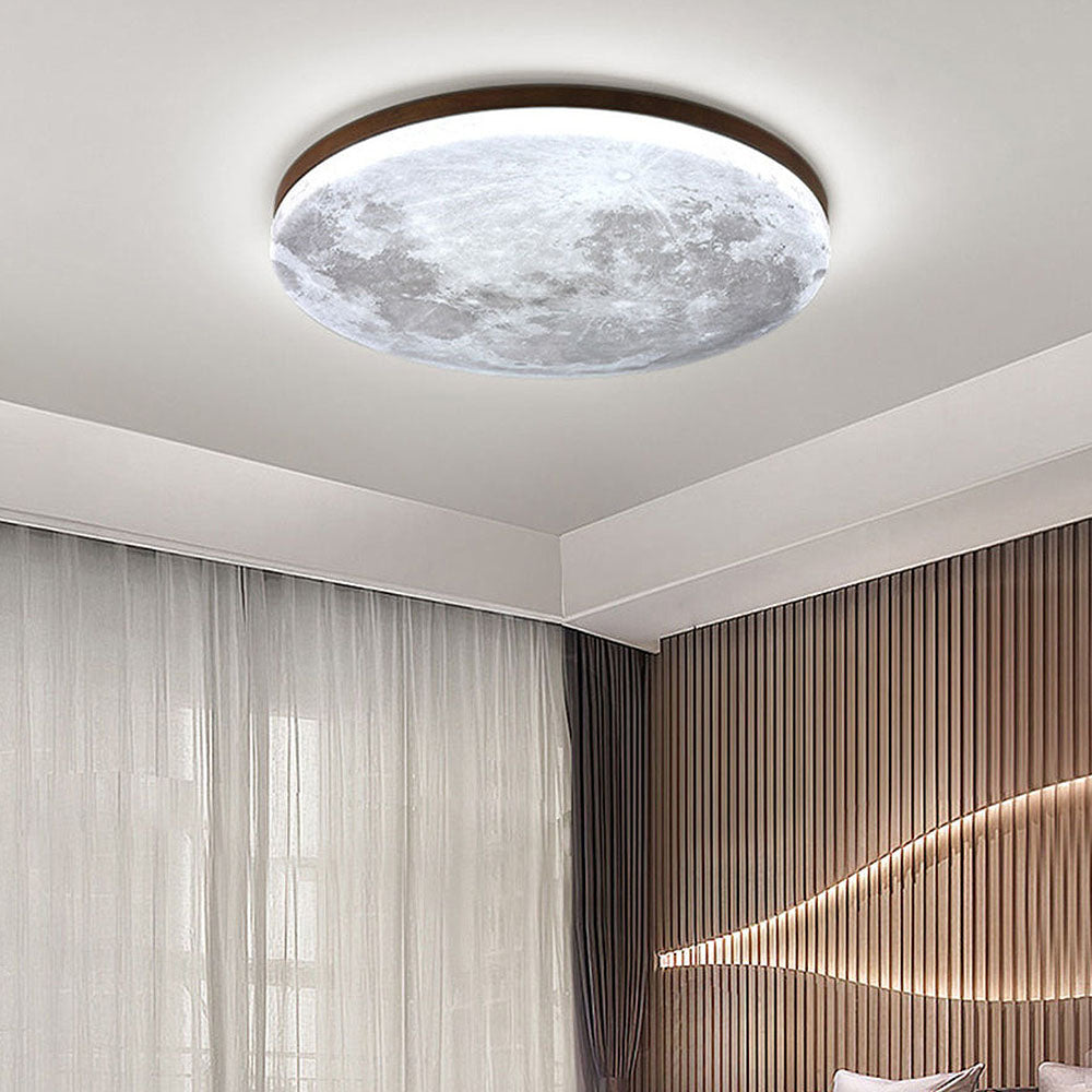 Orivon - LunaGlow Moon Ceiling Light With Soft LED Illumination