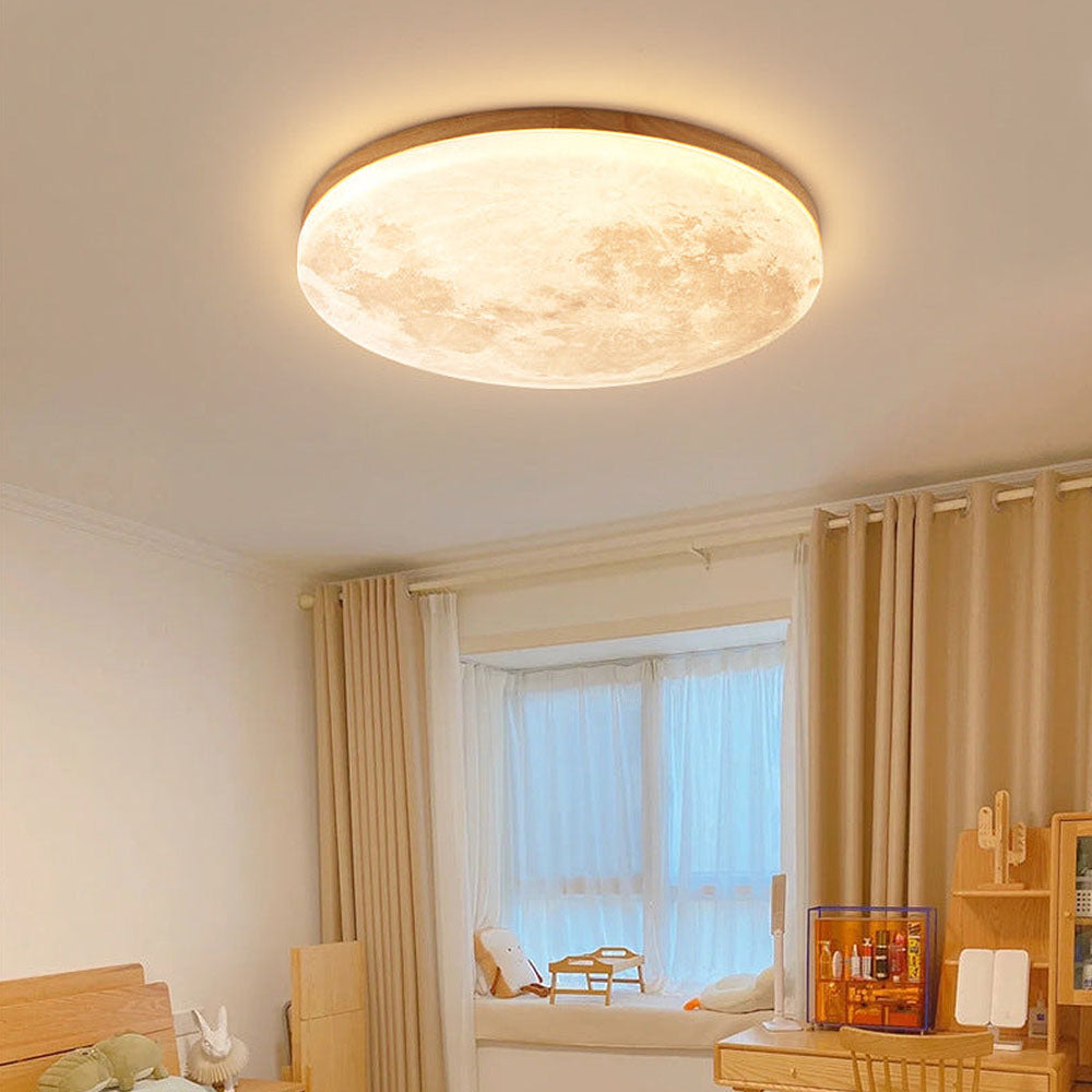 Orivon - LunaGlow Moon Ceiling Light With Soft LED Illumination