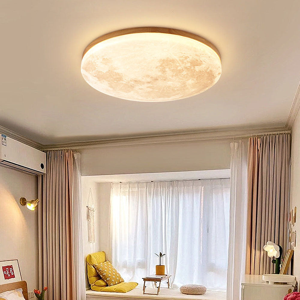 Orivon - LunaGlow Moon Ceiling Light With Soft LED Illumination