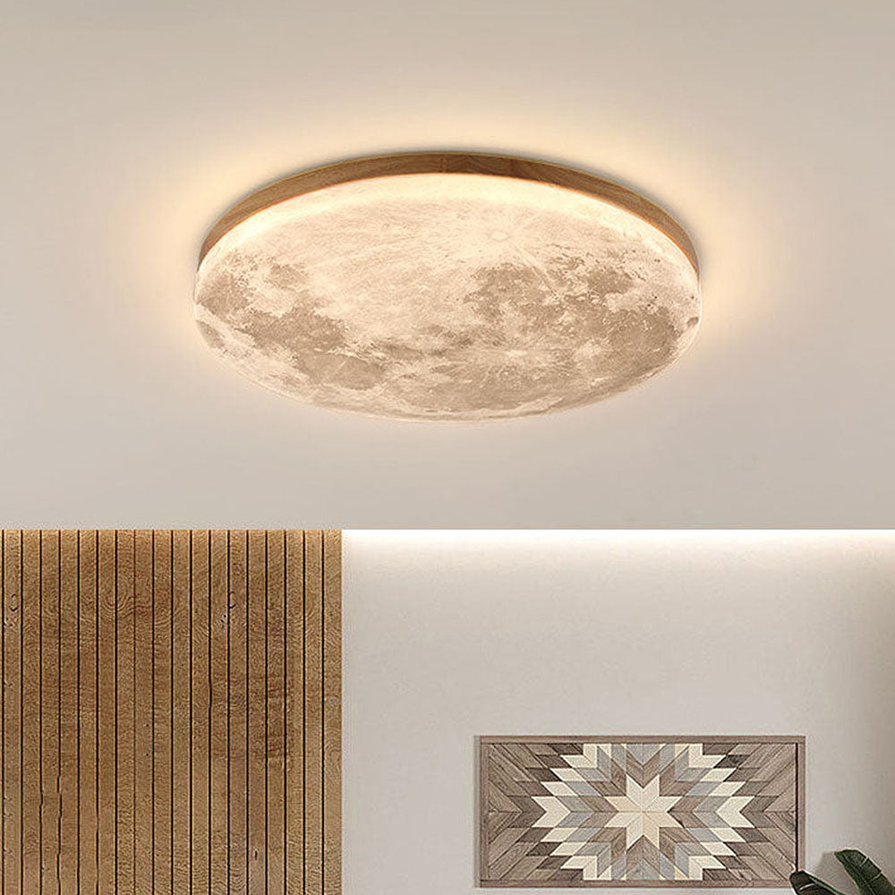 Orivon - LunaGlow Moon Ceiling Light With Soft LED Illumination