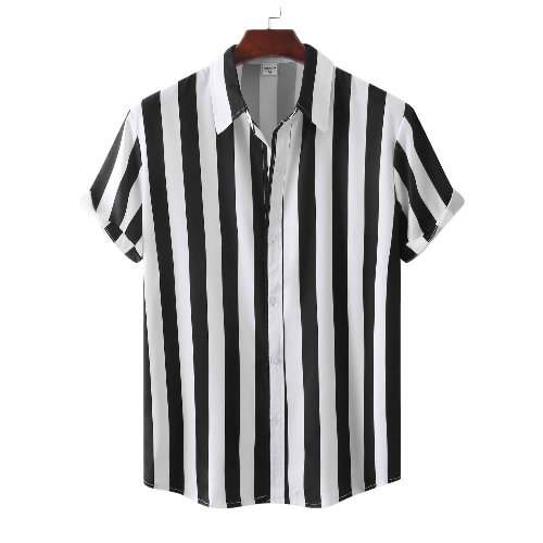 Corey - Stylish Men's Vertical Stripe Shirt for Office and Casual Wear