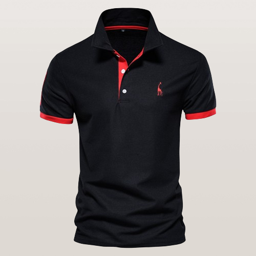 Lawrence - Elegant Men's Polo Shirt for Timeless Style and Comfort