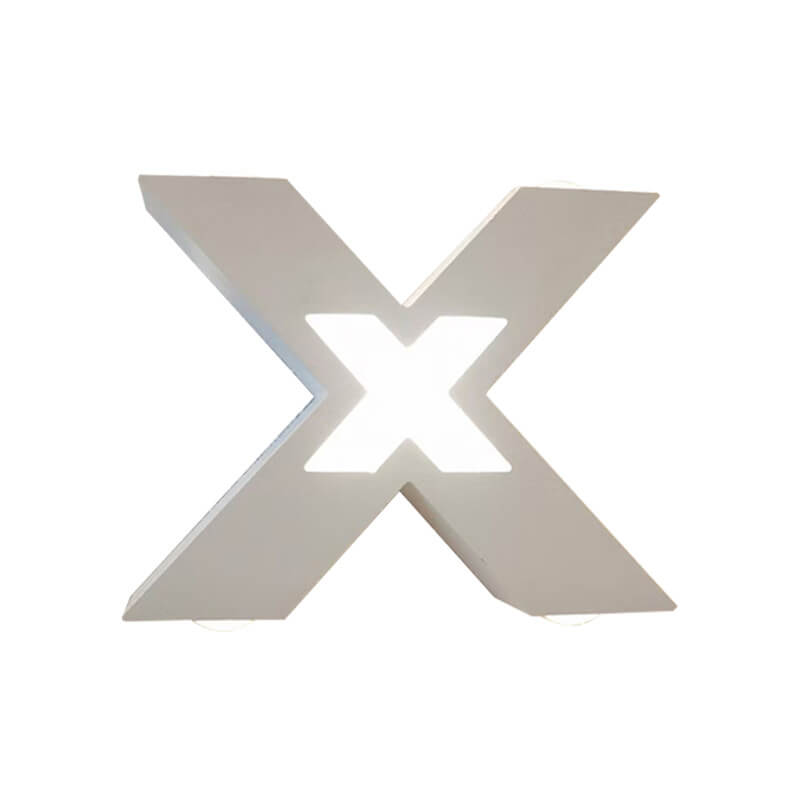 Glowora - QuadBeam X Shape Waterproof LED Wall Light For Homes