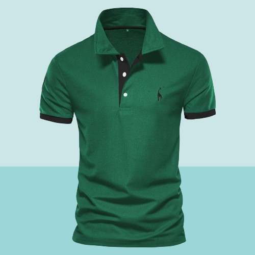 Lawrence - Elegant Men's Polo Shirt for Timeless Style and Comfort
