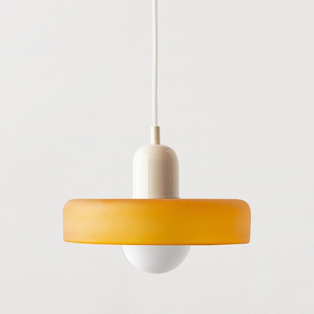 Shinora - Bauhaus Colored Glass Pendant Lamp With Modern Design