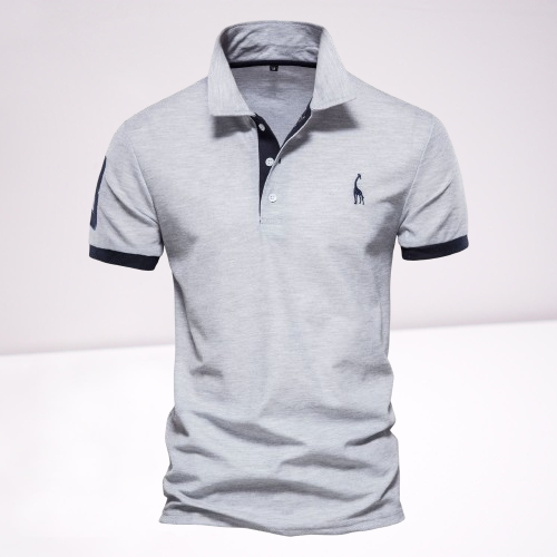 Lawrence - Elegant Men's Polo Shirt for Timeless Style and Comfort