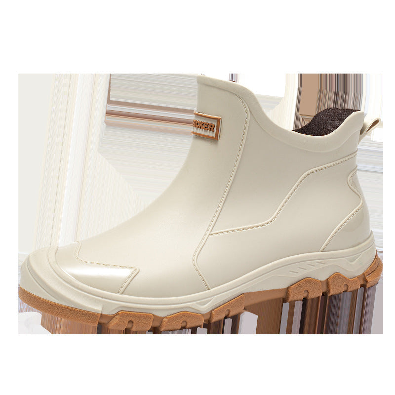 Roger - Mens Waterproof Rubber Boots With Slip Resistant Sole