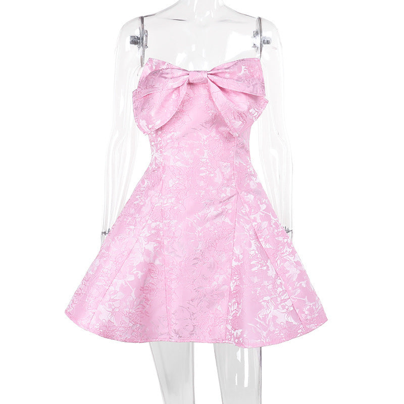 Addison - Elegant Women's Mini Dress with Off-the-Shoulder Design and Wing Detail