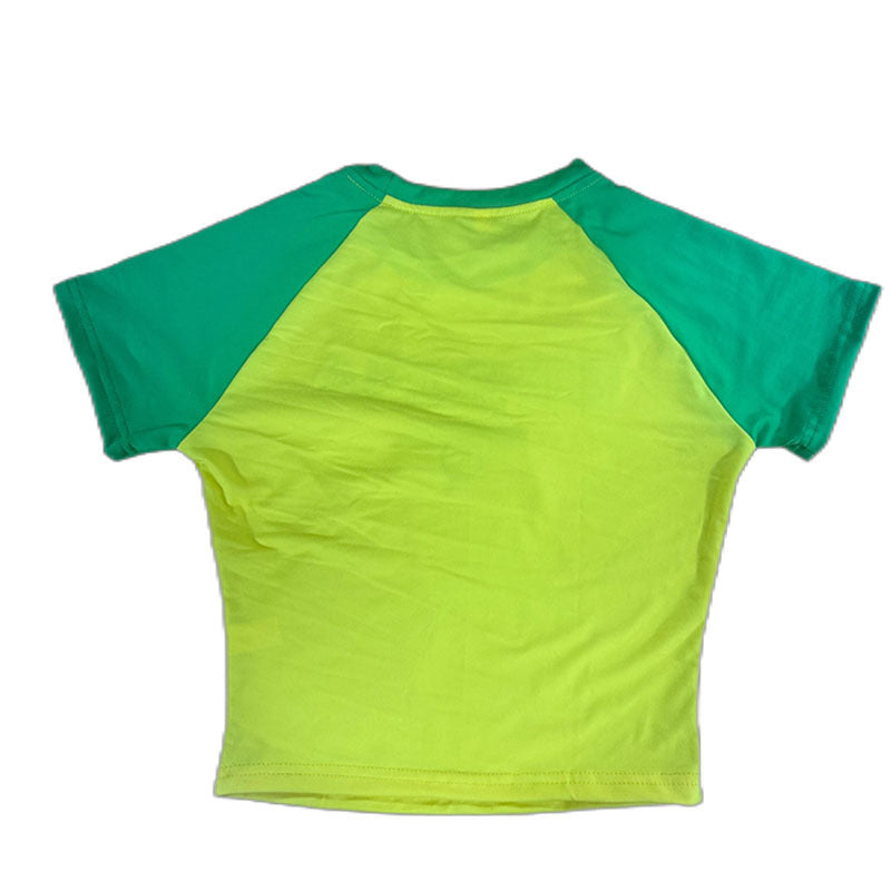 Junessa - Women's T-shirt with Unique Ethnic Design and Flag Print