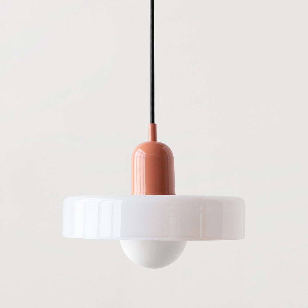 GleaMore - Bauhaus Pendant Light in Stylish Colored Glass