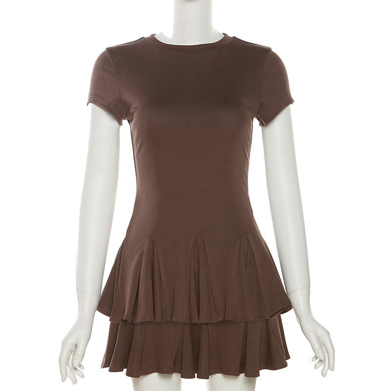 Landry - Stylish Women's Flowing Mini Dress with Modern Ruffle Detail