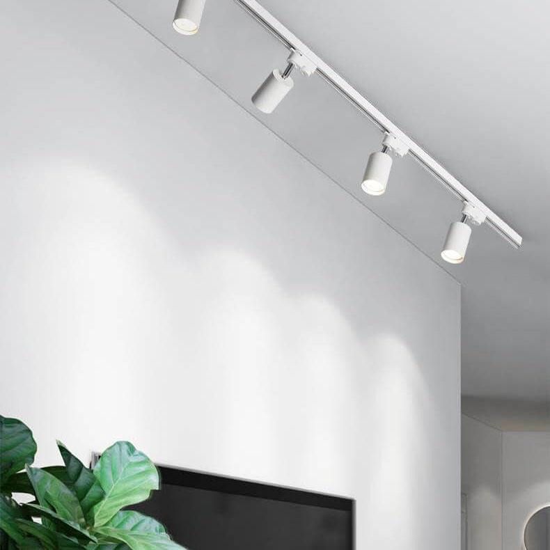 Moonpath - Modern Black Metal Ceiling Light with Adjustable Spotlights