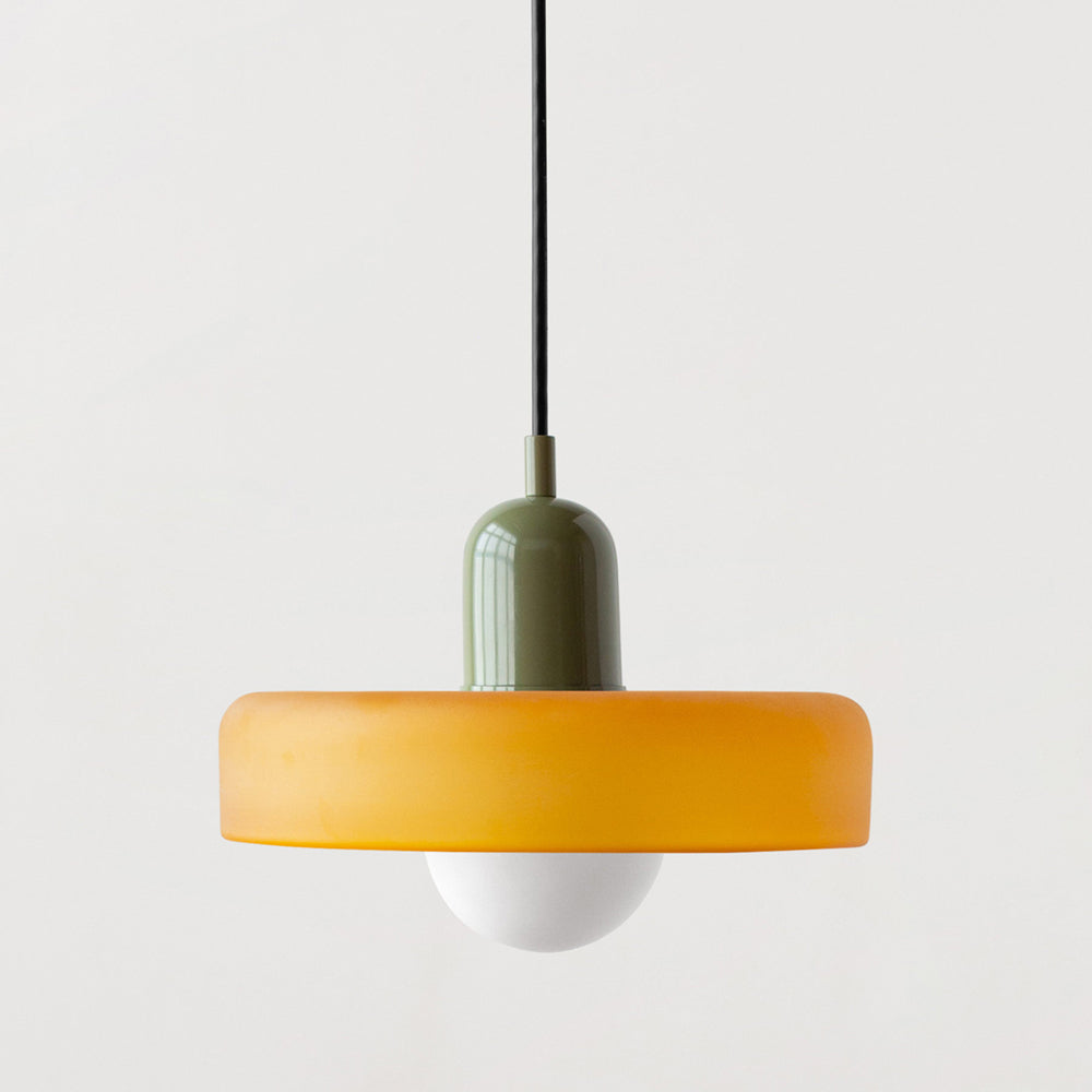 GleaMore - Bauhaus Pendant Light in Stylish Colored Glass