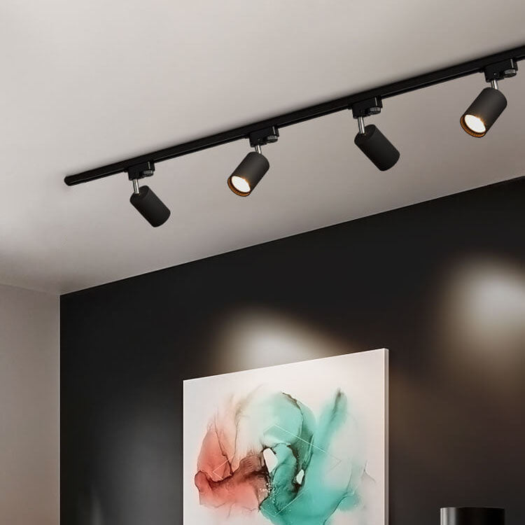 Moonpath - Modern Black Metal Ceiling Light with Adjustable Spotlights