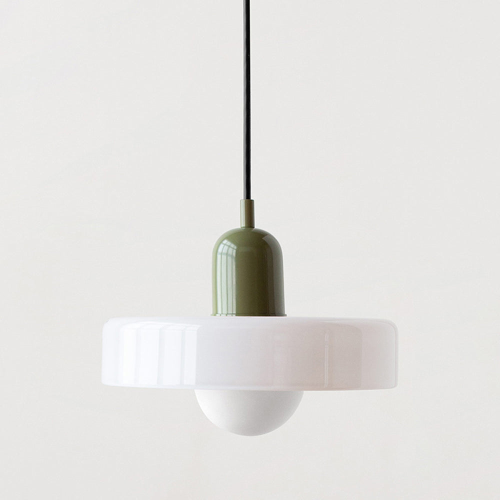 GleaMore - Bauhaus Pendant Light in Stylish Colored Glass