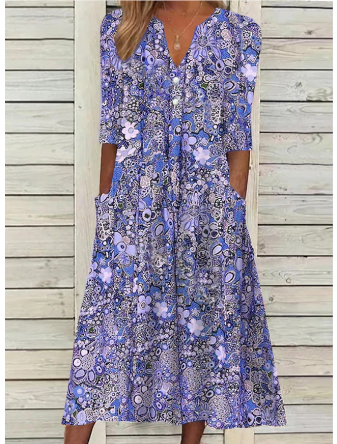 Bambi - Elegant Floral Dress for Women with Timeless Design