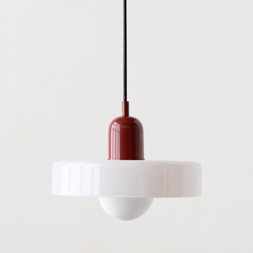 GleaMore - Bauhaus Pendant Light in Stylish Colored Glass