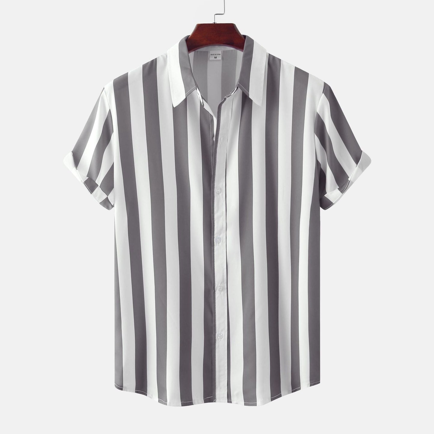 Corey - Stylish Men's Vertical Stripe Shirt for Office and Casual Wear