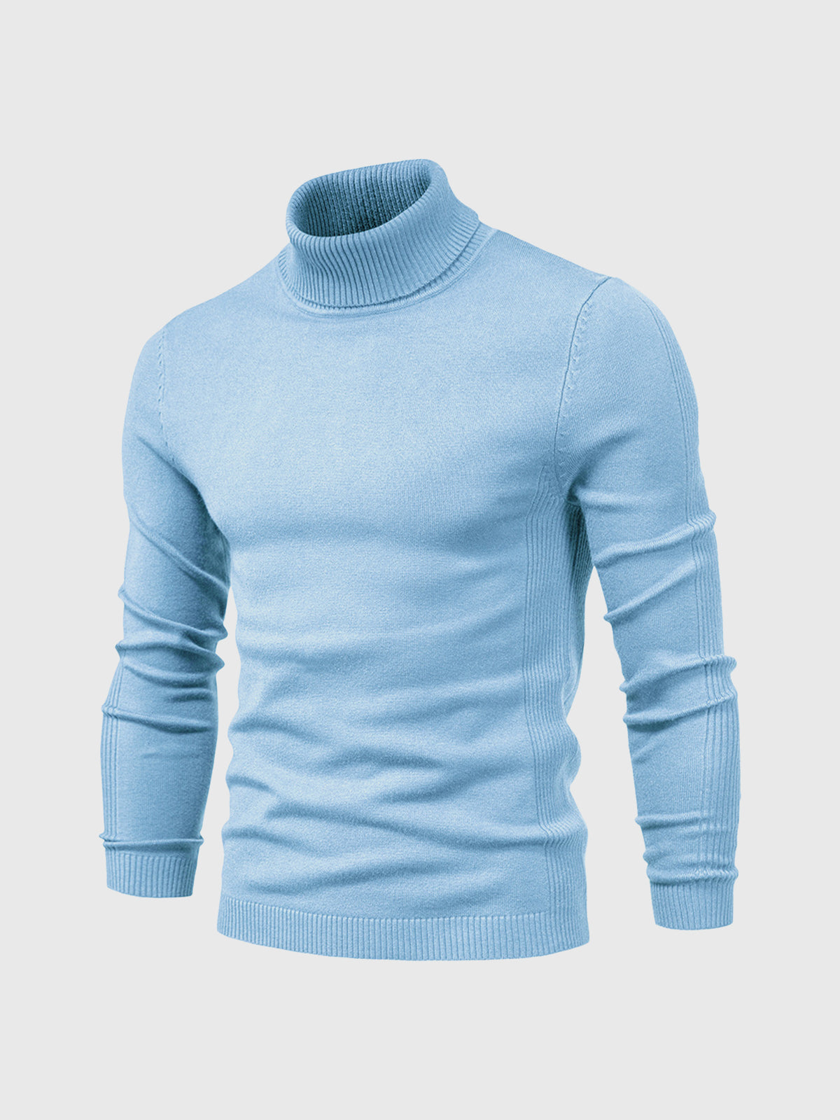 Ezekiel - Stylish Men's Turtleneck Sweater in Soft Cotton