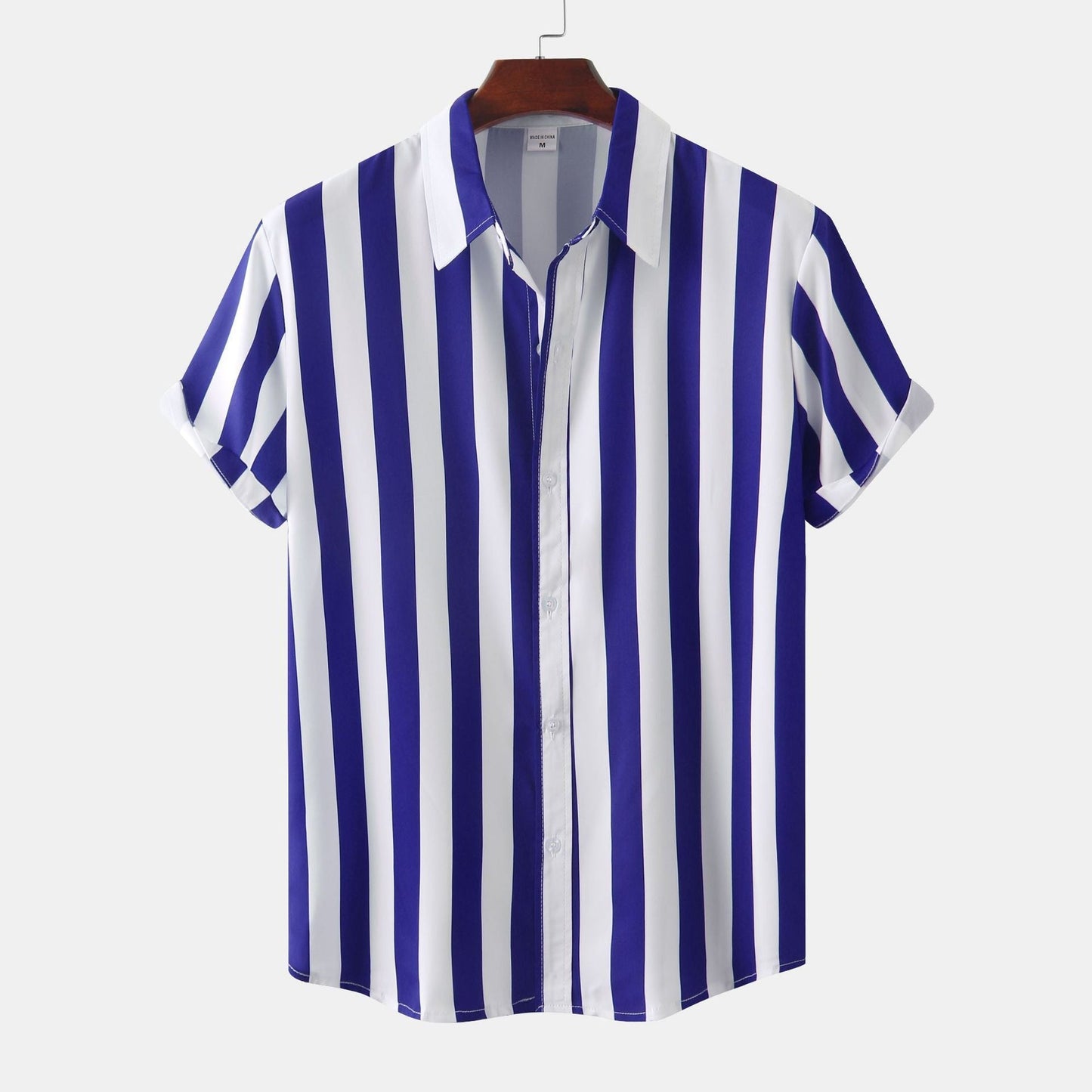 Corey - Stylish Men's Vertical Stripe Shirt for Office and Casual Wear