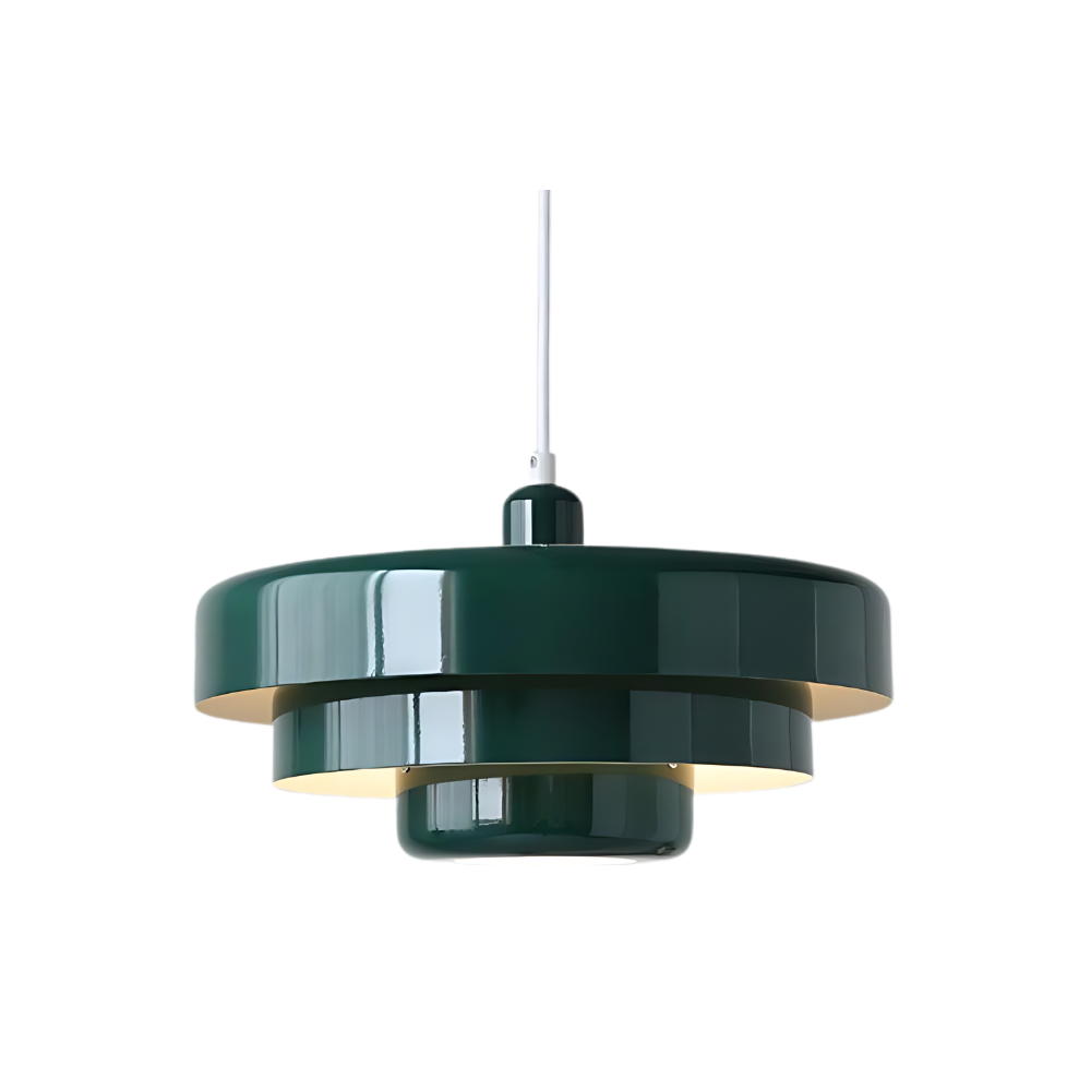 Havenvale - Nordic Pendant Lamp In Deep Green With Soft Glow