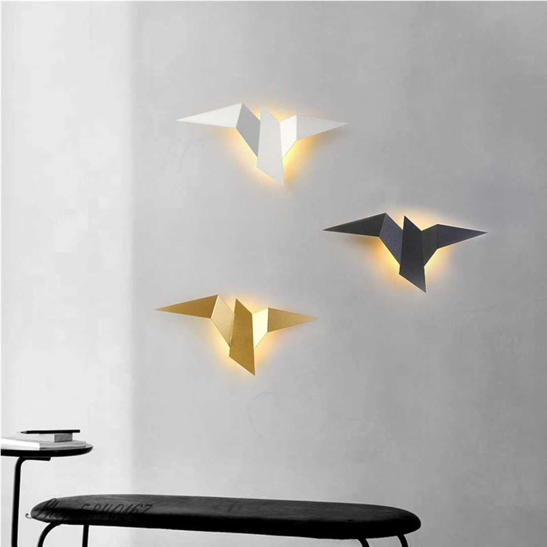 Brillora- Origami Wall Lamp Ambient Mood Lighting for Modern Homes
