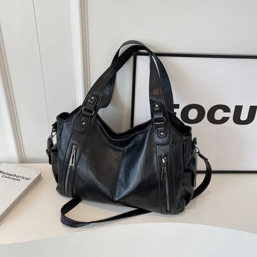 Marie - Elegant Leather Shoulder Bag for Stylish Women