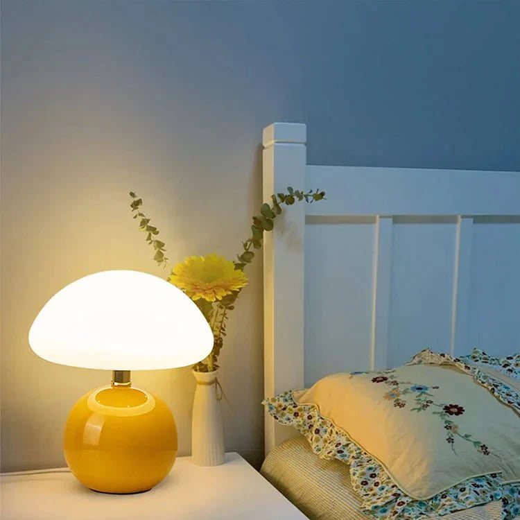 Fielden - Carlos Bauhaus Mushroom Lamp With Adjustable LED Color