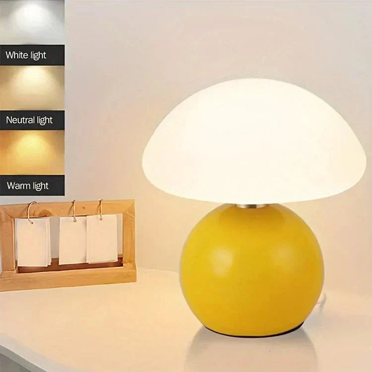 Fielden - Carlos Bauhaus Mushroom Lamp With Adjustable LED Color
