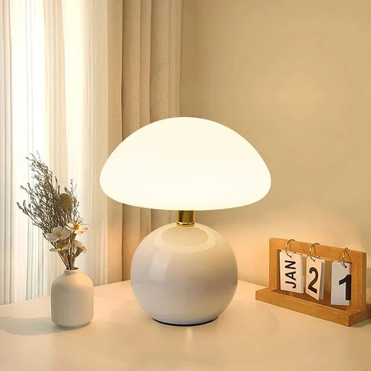 Fielden - Carlos Bauhaus Mushroom Lamp With Adjustable LED Color