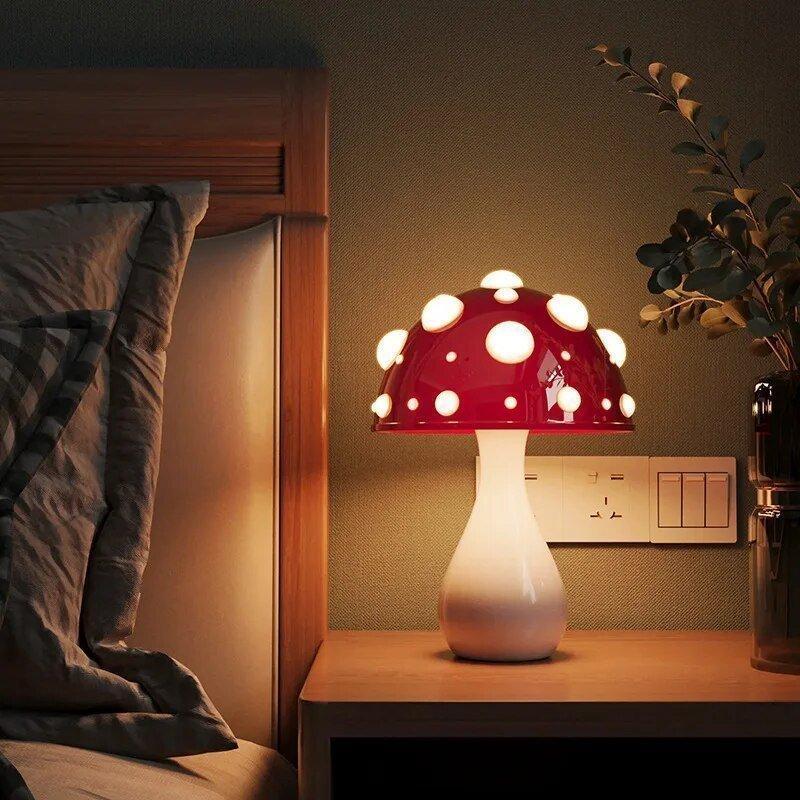 Dawnira - Lydie Enchanted Mushroom Table Lamp Dimmable LED Light